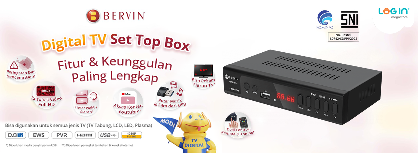 Banner Set Top Box - Login Megastore