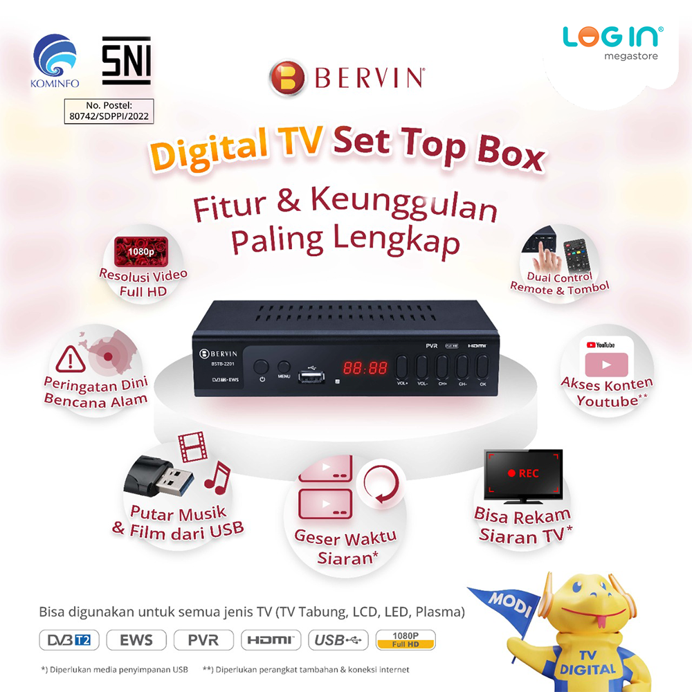 Banner Set Top Box - Login Megastore