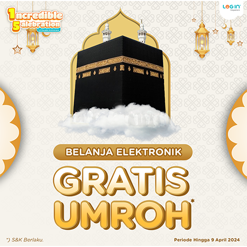 Banner UMROH GRATIS NANJUNG - Login Megastore