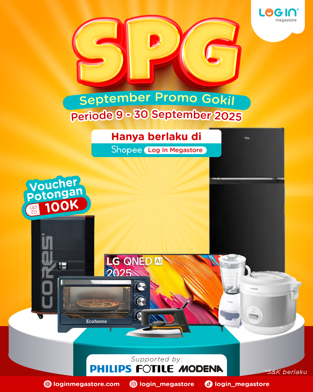 Banner PROMO SPG - Login Megastore