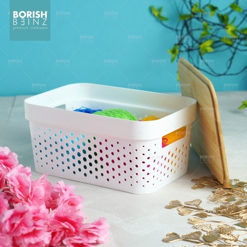 BORISH BEINZ MULTI STORAGE BBHW SL16 WH 4.5 Liter (26.5*18*12.5cm) | 1 - Login Megastore