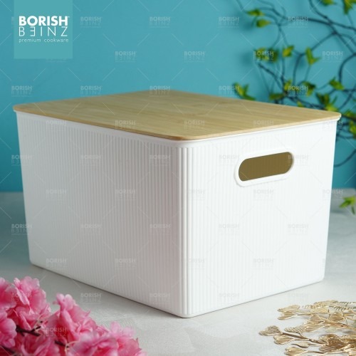 BORISH BEINZ MULTI STORAGE BBHW SL21 WH 23L(38.5*29.5*23cm) | 4 - Login Megastore