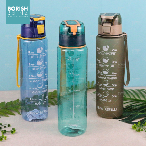 BORISH BEINZ TUMBLER/BOTOL PLASTIK BBDW 8806 MC 1000ml | 1 - Login Megastore
