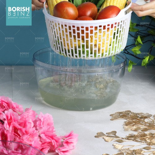 BORISH BEINZ DRAIN BASKET BBHW 8847 WH(25*13cm/3.5L) | 3 - Login Megastore