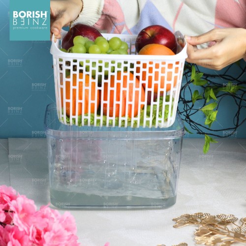 BORISH BEINZ DRAIN BASKET BBHW 8846 WH(23*20*15cm/3.5L) | 5 - Login Megastore