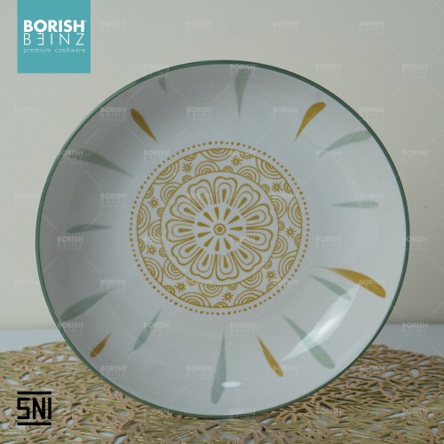 BORISH BEINZ PLATE CRMC YH 05 STONE PATTERN PLATE(8") | 1 - Login Megastore