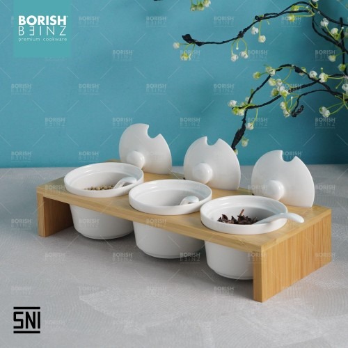 BORISH BEINZ TEMPAT BUMBU KH 3 JAR SET | 3 - Login Megastore