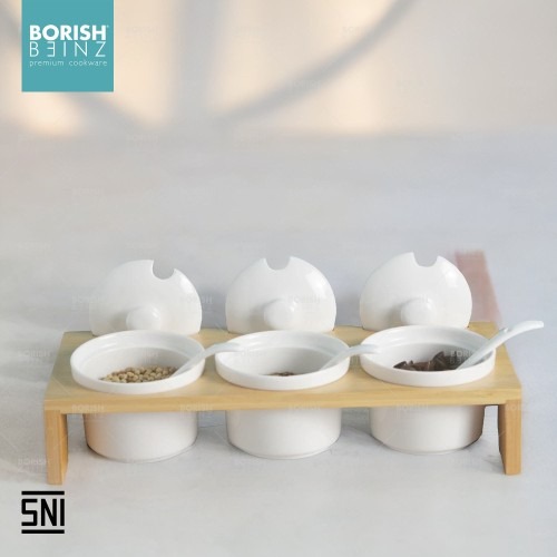 BORISH BEINZ TEMPAT BUMBU KH 3 JAR SET | 4 - Login Megastore