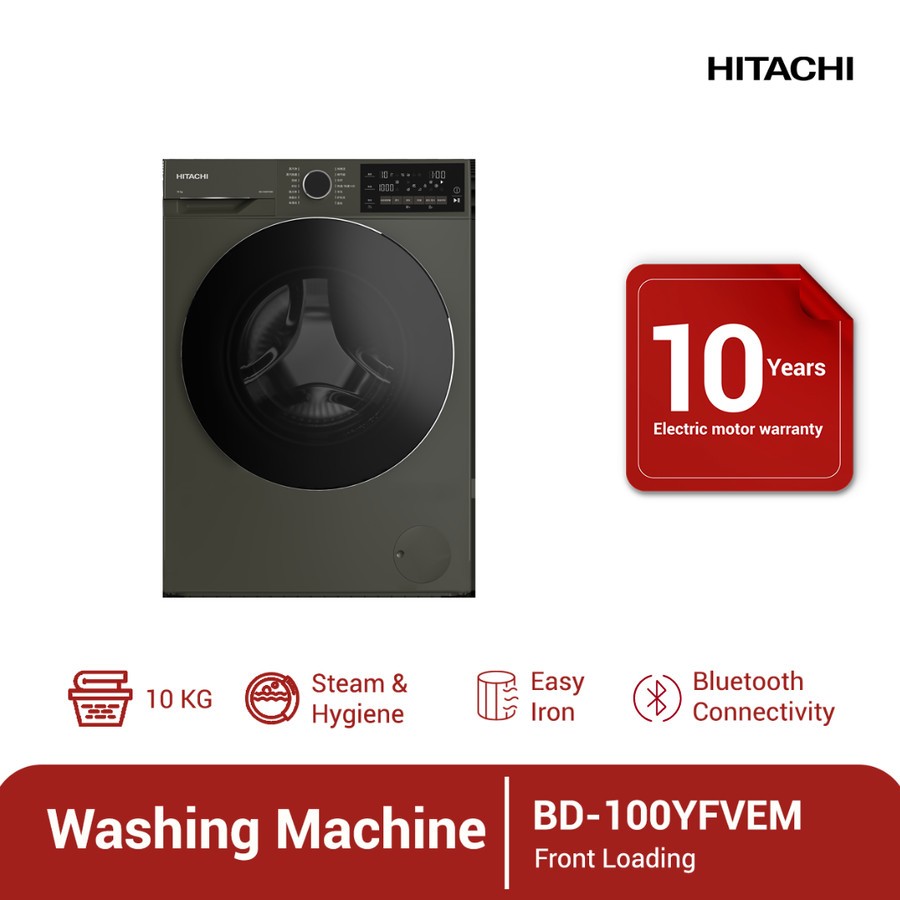 HITACHI FRONT LOAD WM BD100YFVEM | 1 - Login Megastore