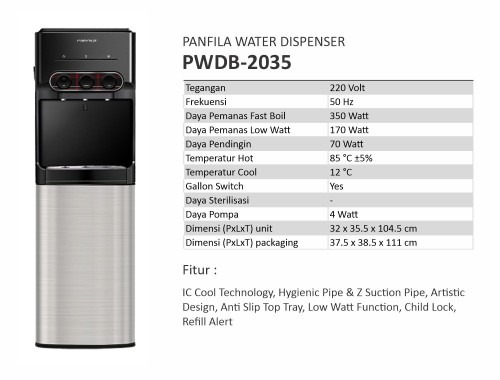 PANFILA STANDING WATER DISPENSER PWDB2035 | 1 - Login Megastore