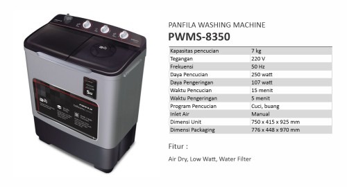 PANFILA SEMI AUTO WM PWMS8350 | 1 - Login Megastore