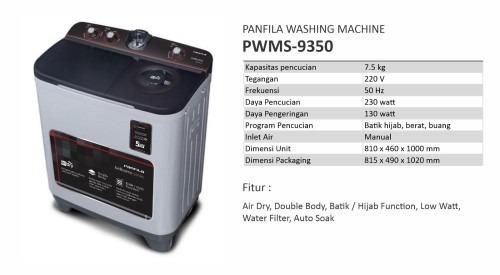 PANFILA SEMI AUTO WM PWMS9350 | 1 - Login Megastore