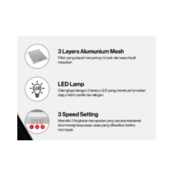 RINNAI SLIM HOOD RH127SS | 4 - Login Megastore