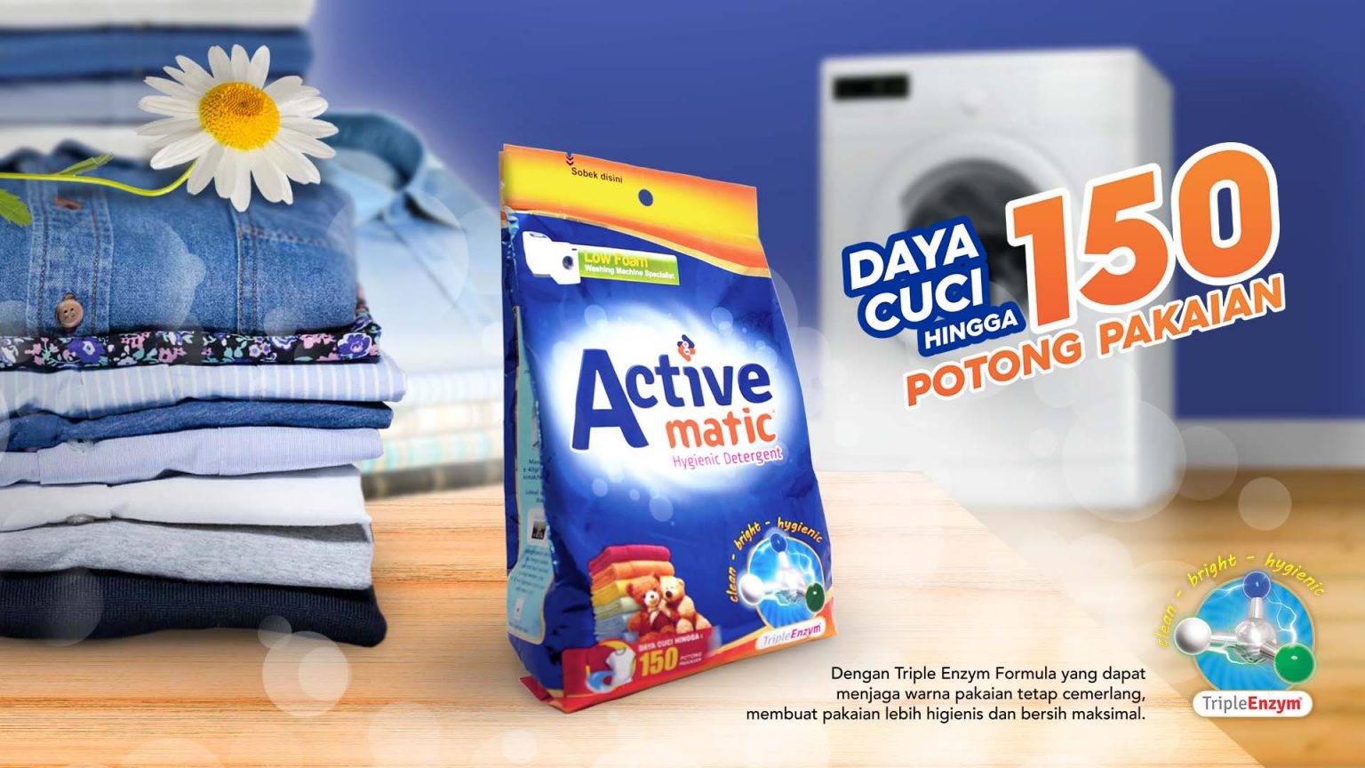 ACTIVE DETERGENT WM AM150 | 1 - Login Megastore