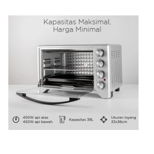 ECOHOME ELECTRIC OVEN EOP888 PASTEL PINK | 2 - Login Megastore