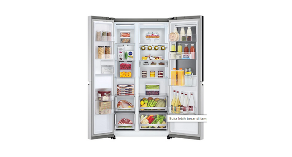 LG - SIDE BY SIDE 2D REFRIGERATOR GCQ257CSFS | 4 - Login Megastore