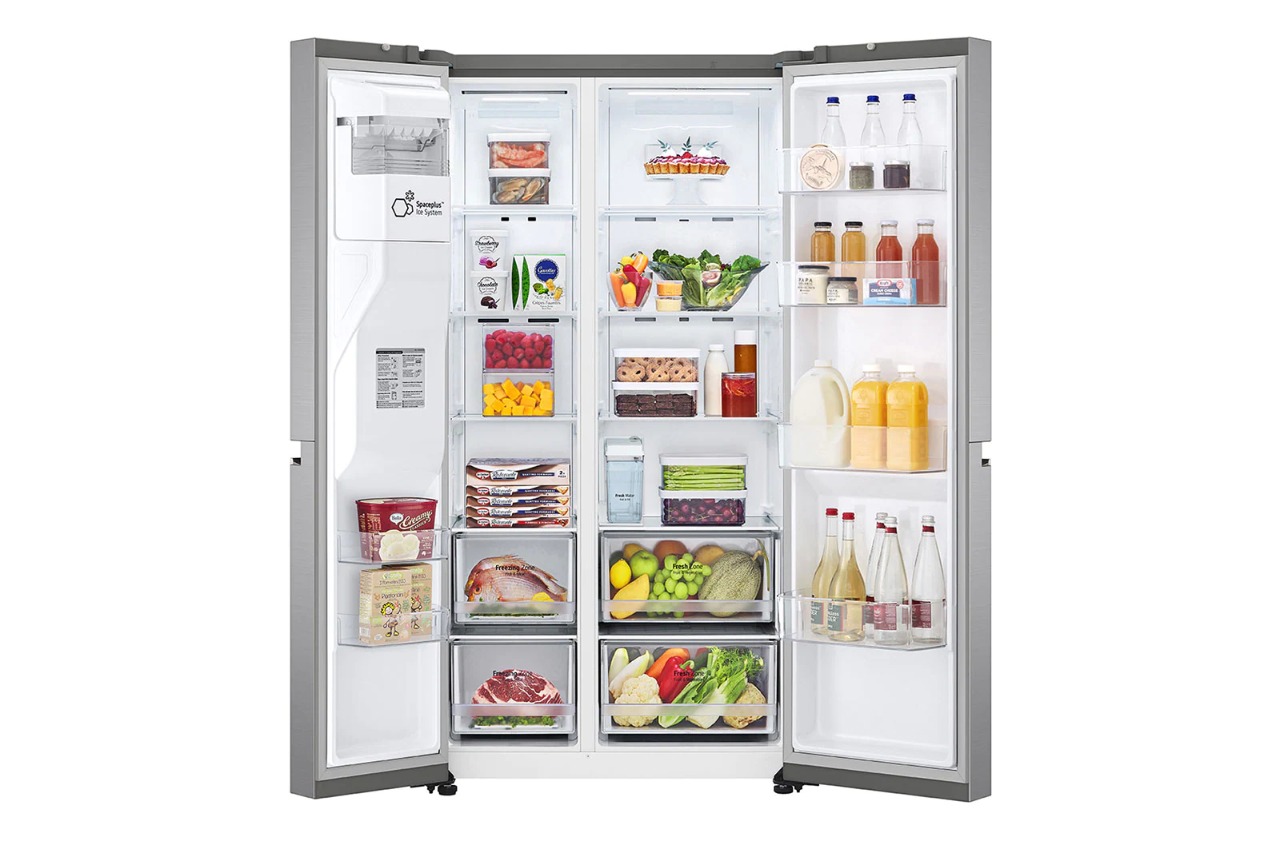 LG SIDE BY SIDE 2 DOOR REFRIGERATOR GCL257SLNL | 2 - Login Megastore