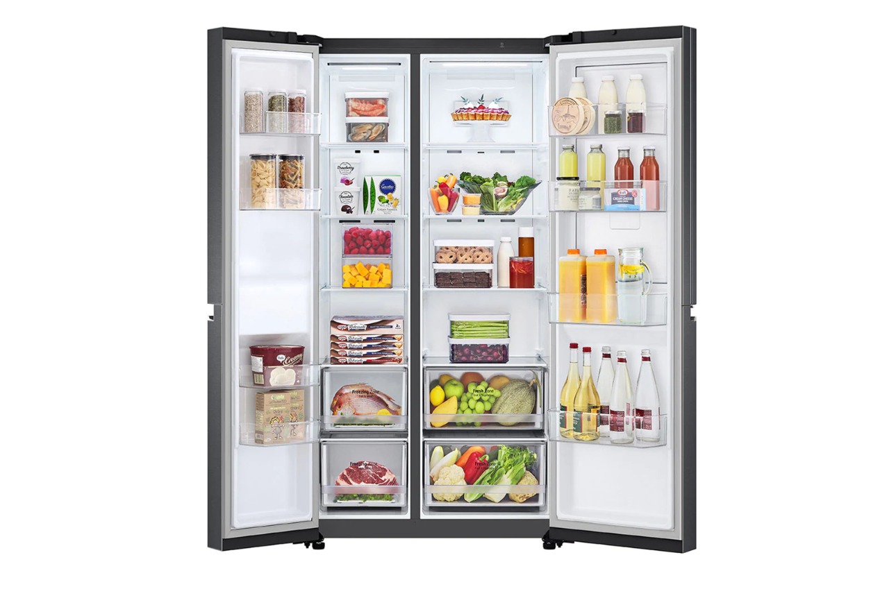LG SIDE BY SIDE 2 DOOR REFRIGERATOR GCM257SQVS | 2 - Login Megastore