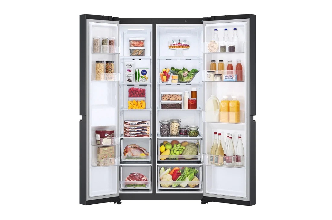 LG SIDE BY SIDE 2 DOOR REFRIGERATOR GCB257SQVL | 2 - Login Megastore