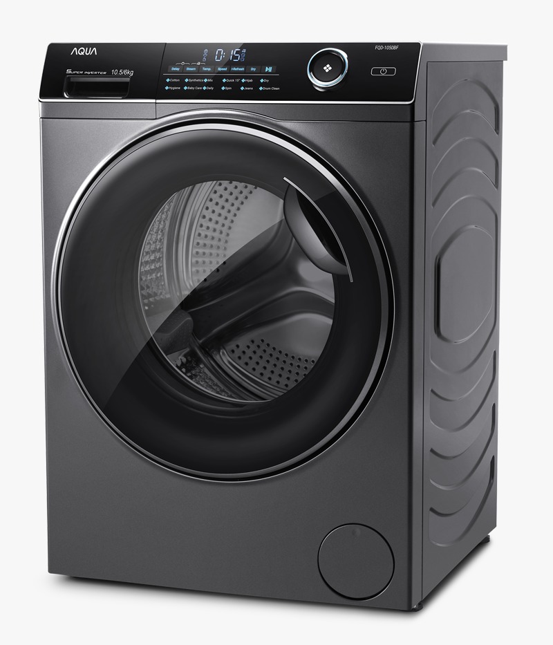 AQUA RONT LOAD WASHING MACHINE FQD1050BF | 1 - Login Megastore