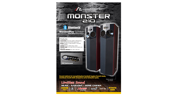 ROADMASTER - ACTIVE SPEAKER MONSTER210  | 2 - Login Megastore