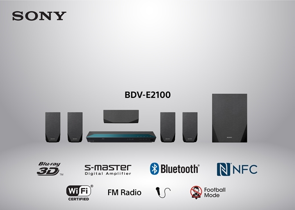 SONY-BLURAY HOME THEATER BDVE2100M | 1 - Login Megastore