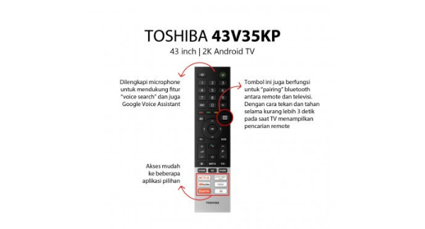 TOSHIBA LED TV 43V35KP | 3 - Login Megastore