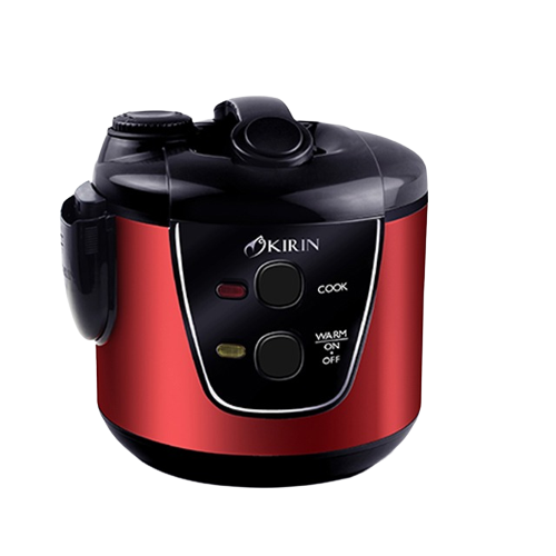 KIRIN RICE COOKER  KRC389SS RED BLACK | 1 - Login Megastore