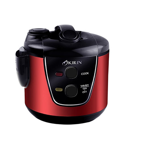 KIRIN RICE COOKER KRC389SS RED BLACK | 1 - Login Megastore