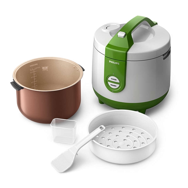 PHILIPS RICE COOKER  HD3119/30 GREEN | 2 - Login Megastore