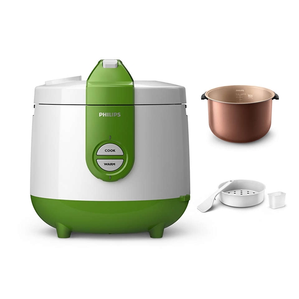 PHILIPS RICE COOKER  HD3119/30 GREEN | 3 - Login Megastore