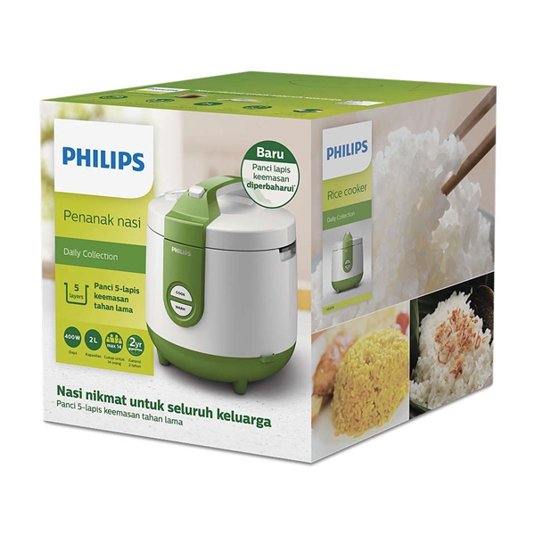 PHILIPS RICE COOKER  HD3119/30 GREEN | 4 - Login Megastore