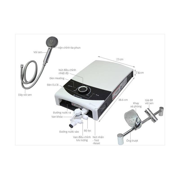 ARISTON ELECTRIC WATER HEATER AURESSMART INST | 3 - Login Megastore