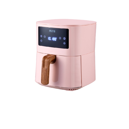 MITO AIR FRYER AF1 WOOD HANDLE PINK | 1 - Login Megastore