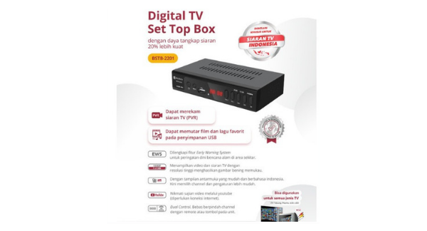 BERVIN SET TOP BOX BSTB2201 | 2 - Login Megastore