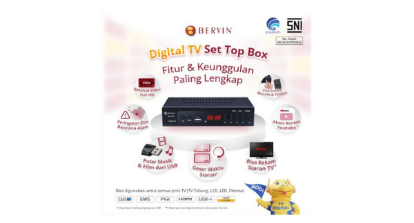 BERVIN SET TOP BOX BSTB2201 | 3 - Login Megastore