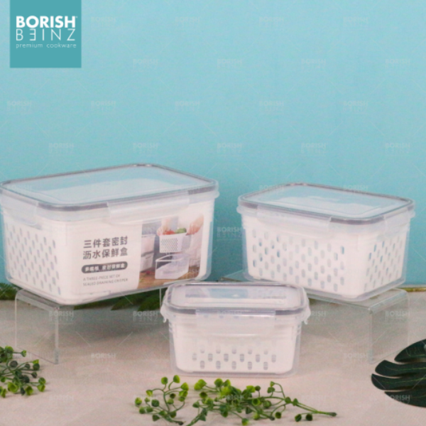 BORISH BEINZ FOOD CONTAINER BBHW JZ11 TS SET3PCS - Login Megastore