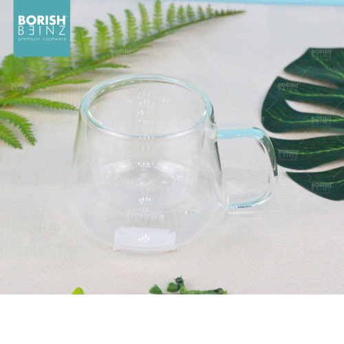 BORISH BEINZ GLASS/MUG GLASS BBGW BX03 CL DOUBLEWALL GLASS - Login Megastore