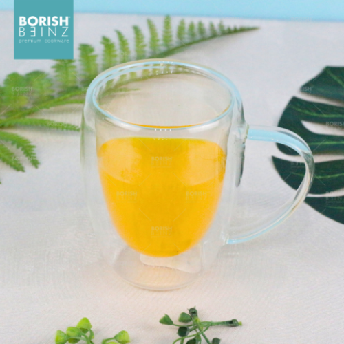 BORISH BEINZ GLASS/MUG GLASS BBGW BX04 CL DOUBLEWALL GLASS - Login Megastore