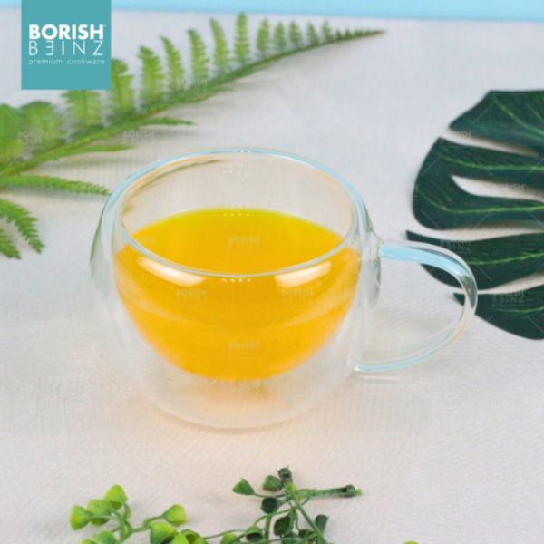 BORISH BEINZ GLASS/MUG GLASS BBGW BX08 CL DOUBLEWALL GLASS - Login Megastore