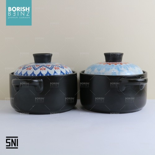 BORISH BEINZ SOUP POT KX 3 CERAMIC POT(2.5L/H11.5cm) - Login Megastore