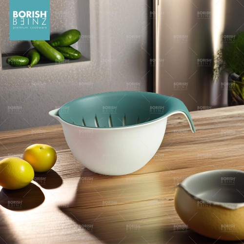 BORISH BEINZ DRAIN BASKET BBHW WF02 GN(23.5*18.4*11cm) - Login Megastore