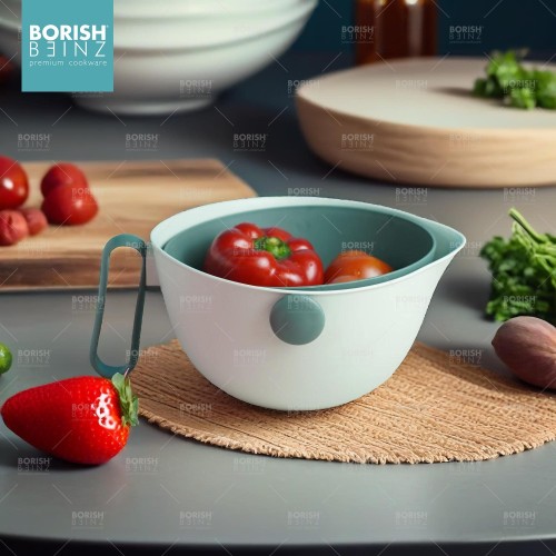 BORISH BEINZ DRAIN BASKET BBHW WF04 GN(28*24*11.5cm) - Login Megastore