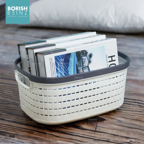 BORISH BEINZ MULTI BASKET BBHW KC21 WH(30*21*13.5cm) - Login Megastore