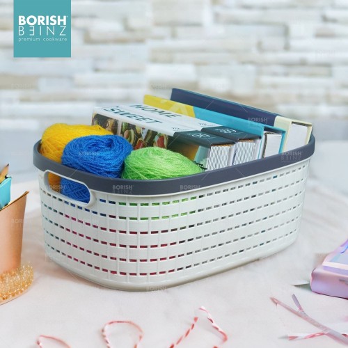 BORISH BEINZ MULTI BASKET BBHW KC22 WH(37*26*15cm) - Login Megastore