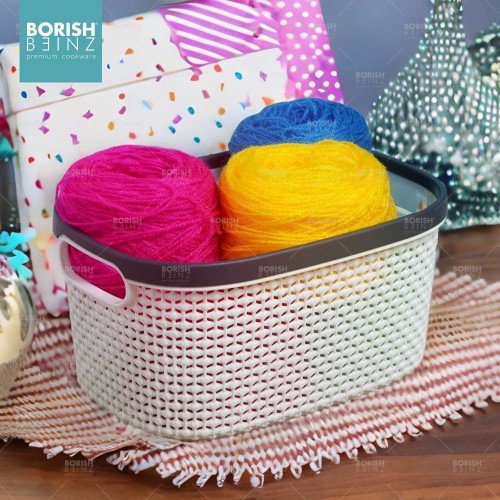BORISH BEINZ MULTI BASKET BBHW KC37 WH(24.5*17*12.5cm) - Login Megastore