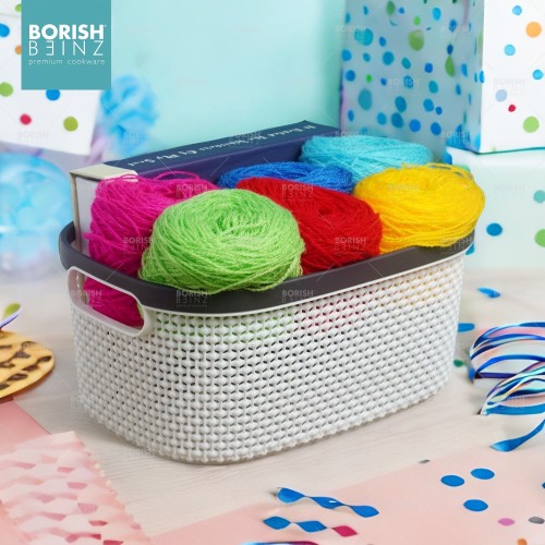 BORISH BEINZ MULTI BASKET BBHW KC38 WH(30*21*13.5cm) - Login Megastore