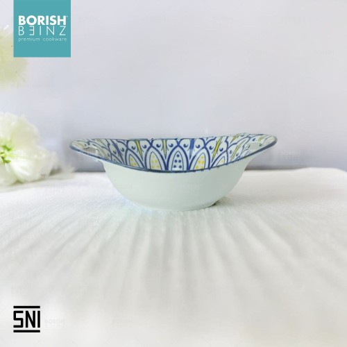 BORISH BEINZ PLATE CRMC ZY015 OVAL SERVING DISH(8.5") - Login Megastore