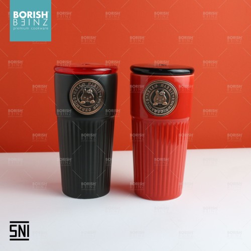 BORISH BEINZ MUG CRMC LX 17 MUG WITH STRAW - Login Megastore