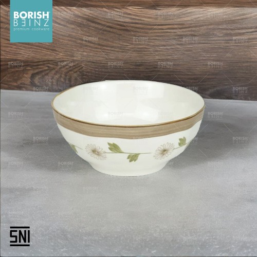 BORISH BEINZ BOWL CRMC XZH 44 LITTLE DAISSY NATURAL BOWL (8") - Login Megastore